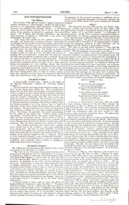 Light, v. 2, No. 62, March 11, 1882, p. 118