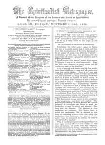 London Spiritualist, No. 377, November 14, 1879, pp. 229-31